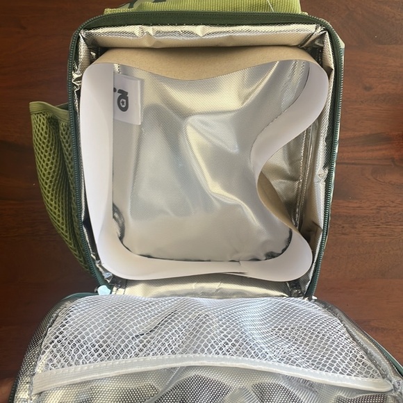 Accessory Innovations Roar Kids' Lunch Bag Green frog animal print Activity bag - Picture 7 of 7